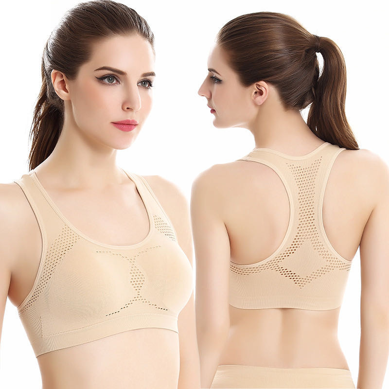 Νέο γυναικείο αθλητικό σουτιέν Stretch Push Up με ώθηση προς τα επάνω Σουτιέν ύπνου με επένδυση γιλέκο γυμναστικής που αναπνέει χωρίς ραφές εσώρουχα γιόγκα για τρέξιμο