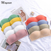 Ženski nevidljivi grudnjak bez naramenica Žensko donje rublje Seksi bešavno donje rublje bez žica Push up ženski grudnjak Meki grudnjak za djevojke s ventilacijom