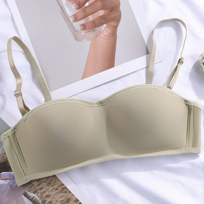 Ženski nevidljivi grudnjak bez naramenica Žensko donje rublje Seksi bešavno donje rublje bez žica Push up ženski grudnjak Meki grudnjak za djevojke s ventilacijom