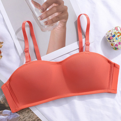 Ženski nevidljivi grudnjak bez naramenica Žensko donje rublje Seksi bešavno donje rublje bez žica Push up ženski grudnjak Meki grudnjak za djevojke s ventilacijom