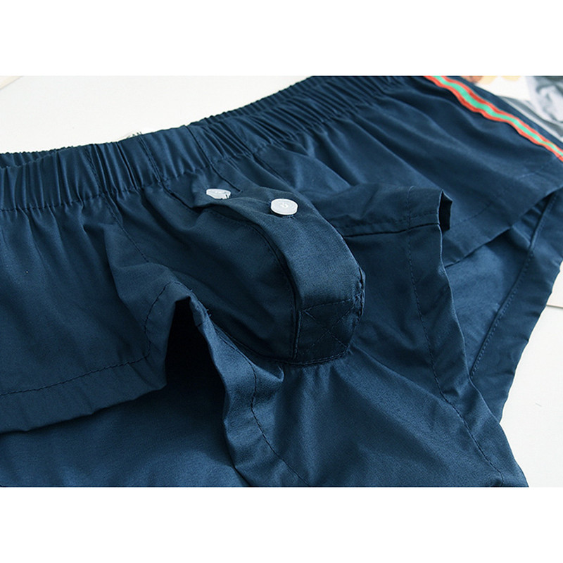 Ανδρικά σορτς Ανδρικά εσώρουχα Boxers Sexy Button Home Σορτς Ropa Εσωτερικό Hombre Μασίφ Calzoncillos Hombre πλαϊνή γραμμή κορμού σλιπ