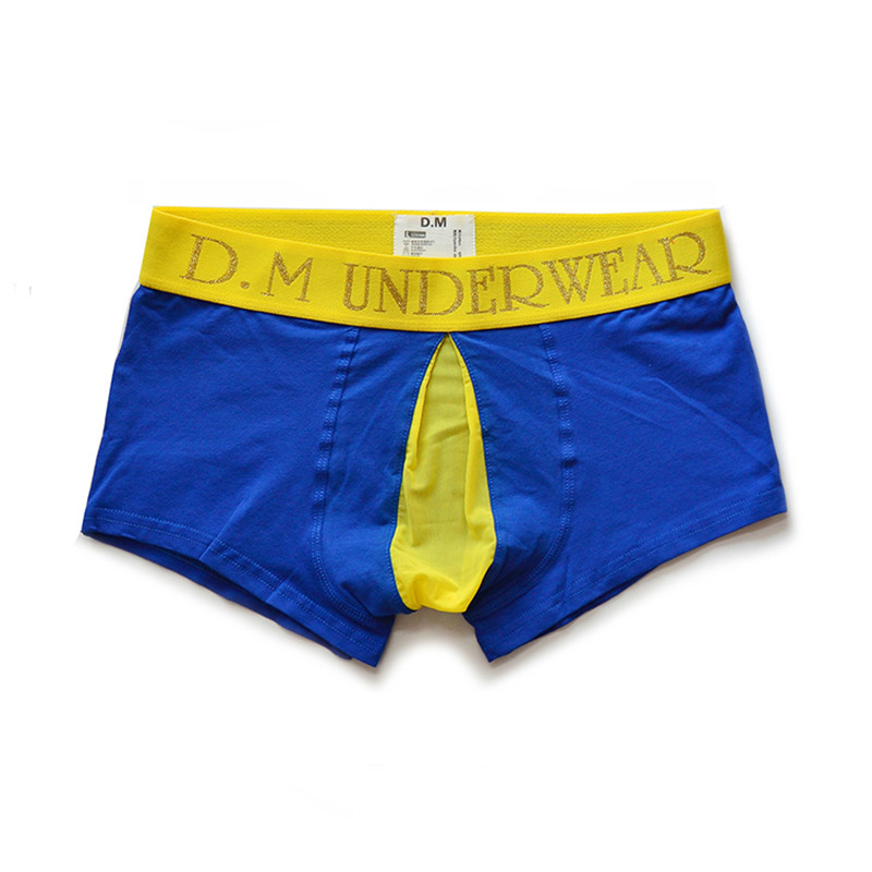 Chiloți pentru bărbați Boxeri din plasă sexy Calzoncillos transparente Ropa Interior Hombre Lenjerie din bumbac Lenjerie de corp Bărbați Cuecas