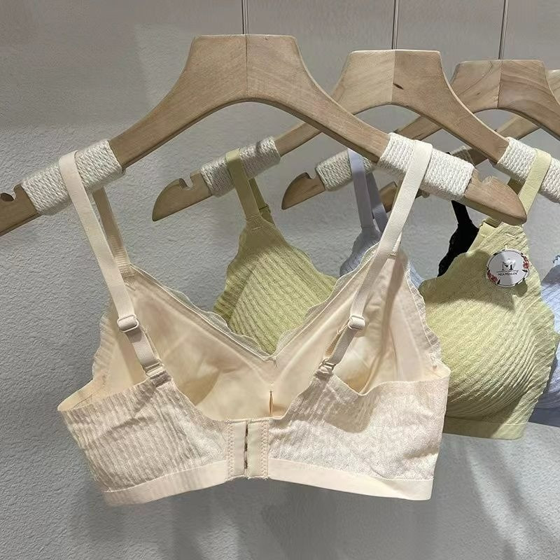 Γυναικείο Όμορφο Δαντελένιο Σουτιέν Εσώρουχα Μόδας Μικρό στήθος Συγκεντρωμένο κατά της χαλάρωσης Φιλικό προς το δέρμα Άνετο σουτιέν χωρίς ατσάλινο δαχτυλίδι