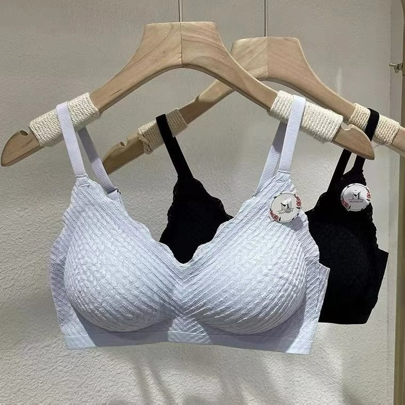 Γυναικείο Όμορφο Δαντελένιο Σουτιέν Εσώρουχα Μόδας Μικρό στήθος Συγκεντρωμένο κατά της χαλάρωσης Φιλικό προς το δέρμα Άνετο σουτιέν χωρίς ατσάλινο δαχτυλίδι