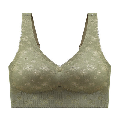 Novo donje rublje Traceless Žensko donje rublje Skupljeno donje grudi Tanko nabrano protiv opuštanja Udobno bez čeličnog prstena Modalni ženski grudnjak