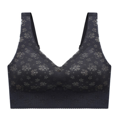 Novo donje rublje Traceless Žensko donje rublje Skupljeno donje grudi Tanko nabrano protiv opuštanja Udobno bez čeličnog prstena Modalni ženski grudnjak