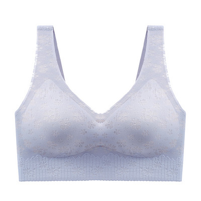 Novo donje rublje Traceless Žensko donje rublje Skupljeno donje grudi Tanko nabrano protiv opuštanja Udobno bez čeličnog prstena Modalni ženski grudnjak