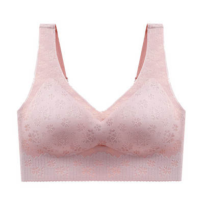 Novo donje rublje Traceless Žensko donje rublje Skupljeno donje grudi Tanko nabrano protiv opuštanja Udobno bez čeličnog prstena Modalni ženski grudnjak