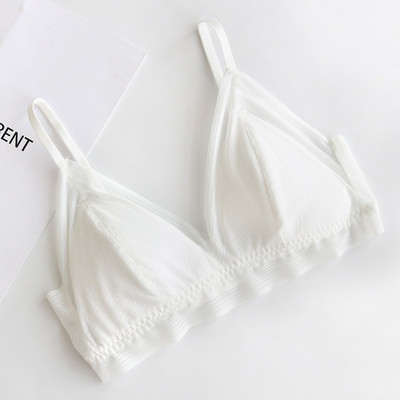 Σέξι γυναικείο μεταξωτό σουτιέν άνετο Bralette Σουτιέν χωρίς ραφή δέρμα Σουτιέν ύπνου Σουτιέν λεπτό σουτιέν ασύρματο σουτιέν τοπ σέξι μπλούζα εσωρούχων