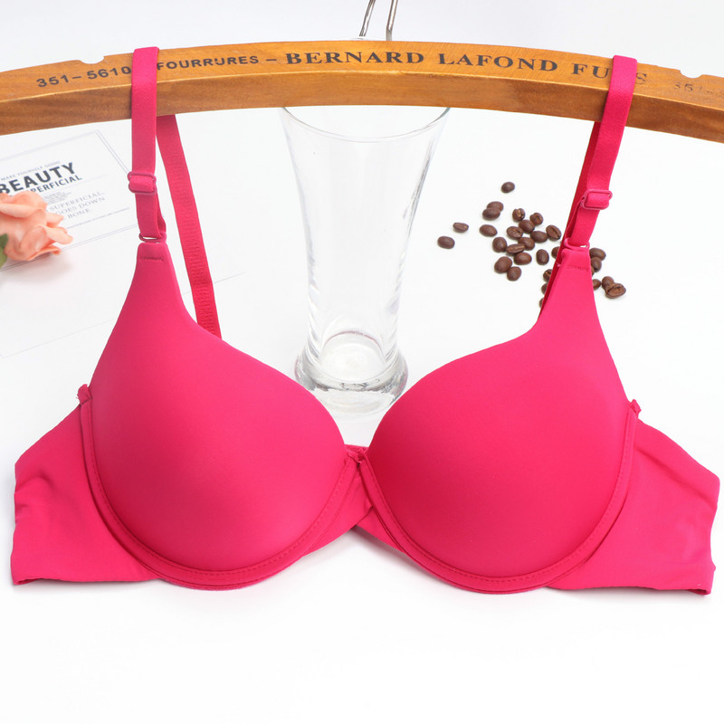 Naiste Push Up rinnahoidja B cup Wireless Bralette Smooth Bras top aluspesu 109
