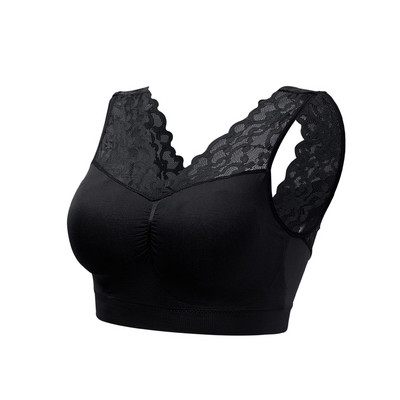 Seksi čipkasti grudnjak, za ženske grudnjak bez čelika, push-up grudnjak s podstavom, jastučić za masažni grudnjak, bešavni, udoban grudnjak za spavanje