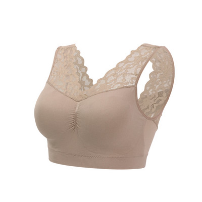 Seksi čipkasti grudnjak, za ženske grudnjak bez čelika, push-up grudnjak s podstavom, jastučić za masažni grudnjak, bešavni, udoban grudnjak za spavanje