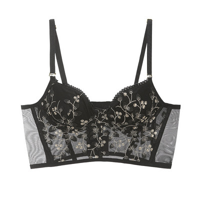 ACELANDY-naiste tikandiga aluspesu komplekt, pits Seksikas Push Up rinnahoidja ja aluspüksid Temptation rinnahoidja reguleeritavad rihmad Erootika pesu