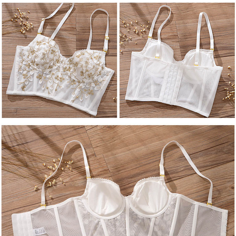 ACELANDY-naiste tikandiga aluspesu komplekt, pits Seksikas Push Up rinnahoidja ja aluspüksid Temptation rinnahoidja reguleeritavad rihmad Erootika pesu