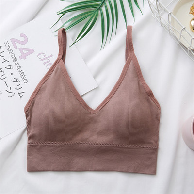 Topuri crop sexy pentru femei Top cu tub pentru femei Streetwear Camis fără mâneci Lenjerie sportivă fără sudură Tricou Sutien Crop Top Bandeau Topuri Tanc