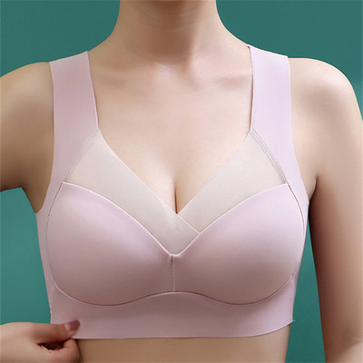 Õmblusteta rinnahoidjad naistele Mugavad kokkupandud rinnahoidja naiste top naiste pesu Push Up Bralette spordirinnahoidja pehme vestiga rinnahoidja