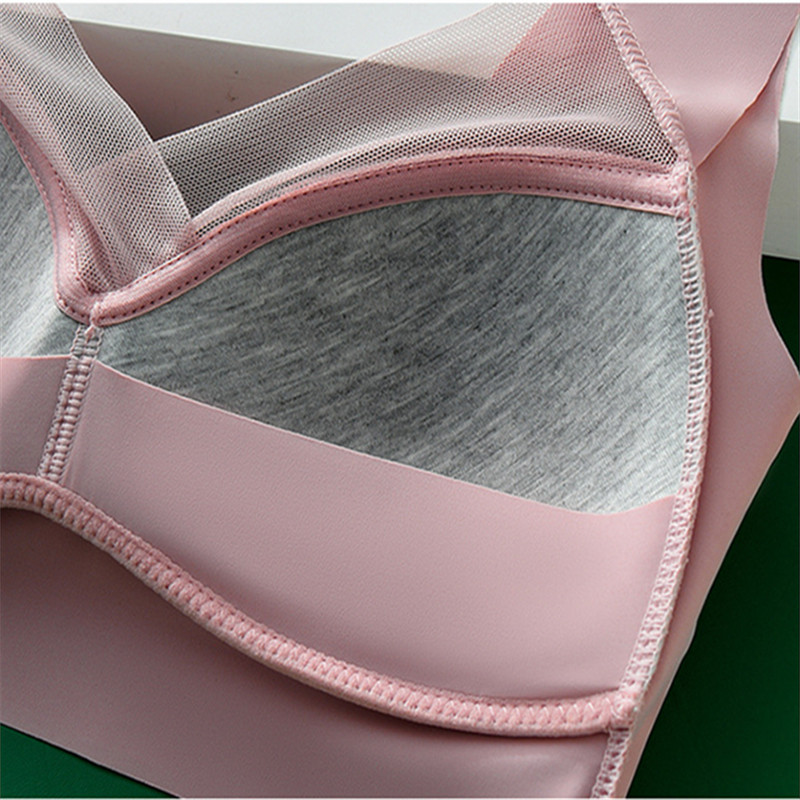 Õmblusteta rinnahoidjad naistele Mugavad kokkupandud rinnahoidja naiste top naiste pesu Push Up Bralette spordirinnahoidja pehme vestiga rinnahoidja