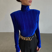 DSMTRC 2022 haine de primăvară toamnă pentru femei la modă cu mâneci lungi din catifea tricou bodycon topuri body articole cu ridicata dropshipping