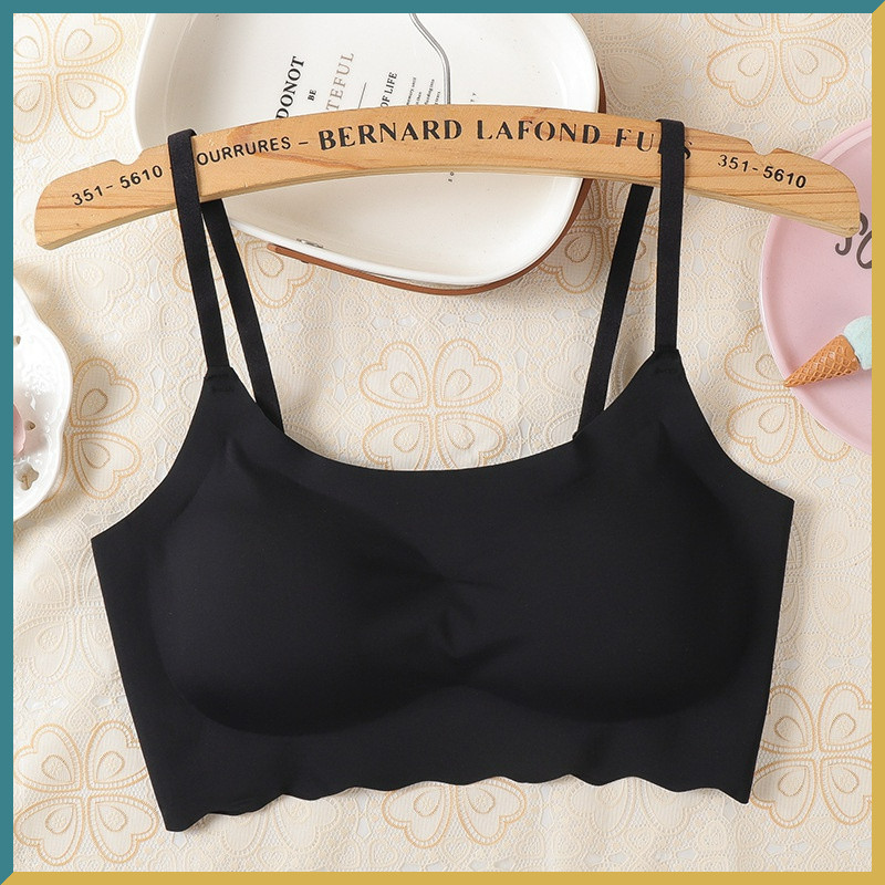 Σουτιέν χωρίς ραφές για γυναίκες Άνετα μαζεμένα εσώρουχα Γυναικεία κορυφαία γυναικεία εσώρουχα Push Up Bralette Αθλητικό μαλακό γιλέκο στηθόδεσμο