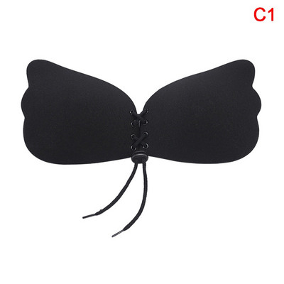 Στράπλες Σουτιέν Αυτοκόλλητο Σουτιέν Push Up Γυναικεία Εσώρουχα Rabbit Brassiere Γυναικεία εσώρουχα αόρατα σιλικόνης σε σχήμα φτερού