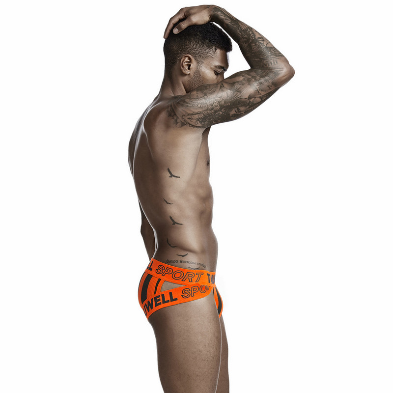 Meeste aluspesu Ropa Sisustus Hombre Seksikas Meeste Aluspesu Triibuline Cuecas Slip Hombre Madala kõrgusega aluspüksid Meeste Puuvillane Cueca