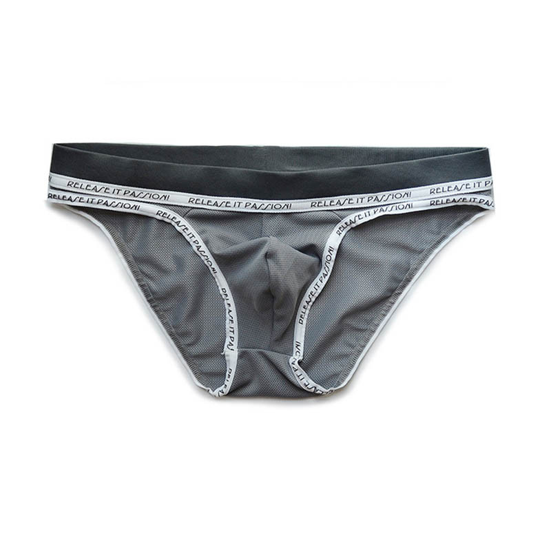 Ανδρικά εσώρουχα Cuecas Masculinas Mesh Breathable Ropa Εσωτερικό Hombre Letter Σώβρακο Personality Μαγιό