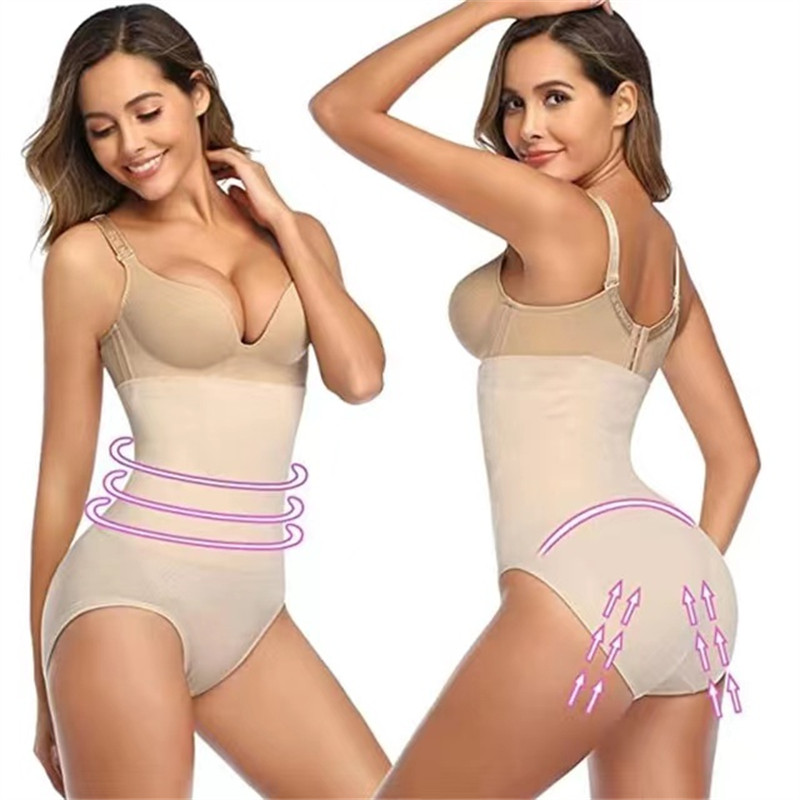 Body pentru antrenament cu talie înaltă pentru chiloți, fără sudură
