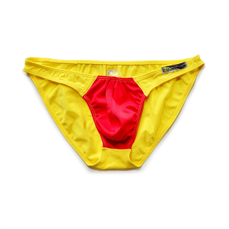 Ανδρικά εσώρουχα  σλιπ Calzoncillos Patchwork Ropa Εσωτερικό Hombre Χαμηλό Ανδρικά εσώρουχα Sissy Comfortale Cuecas Youth