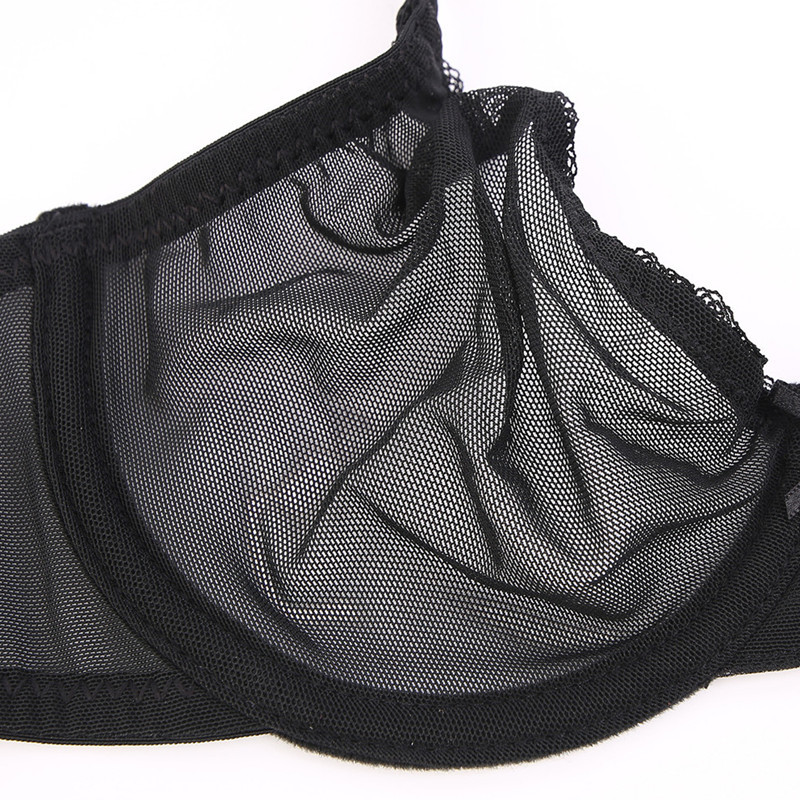 Varsbaby lenjerie de corp sexy transparentă fără căptușeală pentru femei, cu sârmă, plus seturi de sutien 3 buc/loturi