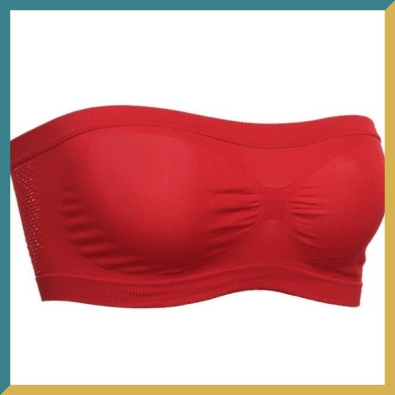 Γυναικείο Σουτιέν Bandeau Stretchy Padded Strapless Brarette Brassiere χωρίς ραφές Εσώρουχα γάμου Γυναικείο κορσέ Γυναικείο μπλουζάκι