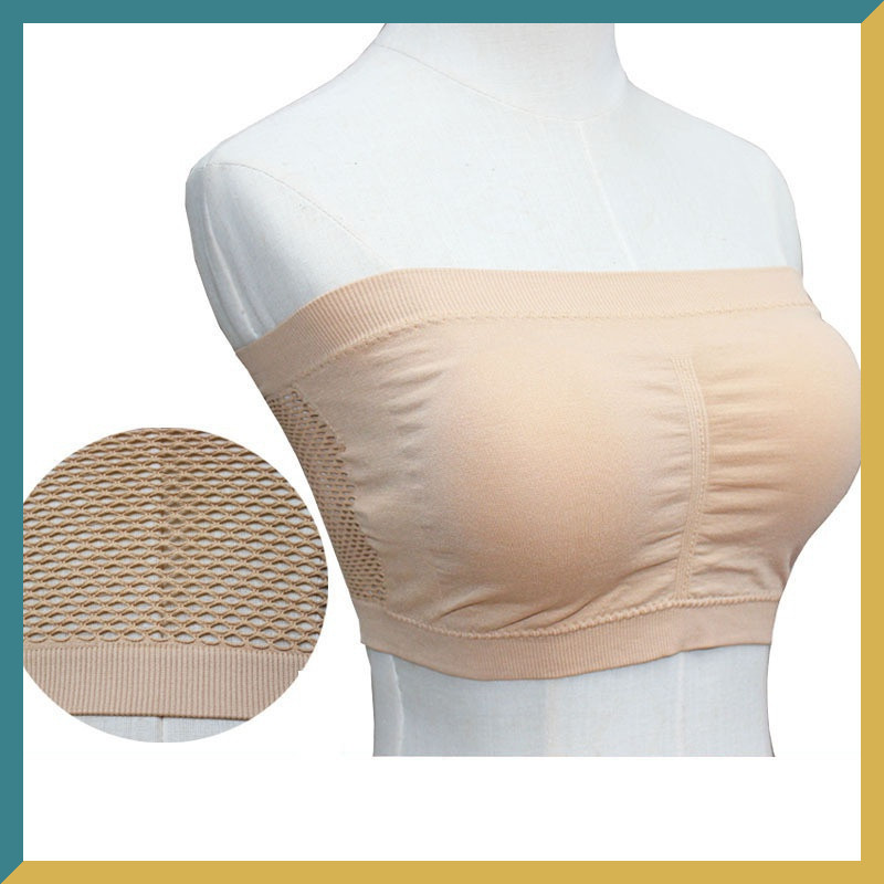Γυναικείο Σουτιέν Bandeau Stretchy Padded Strapless Brarette Brassiere χωρίς ραφές Εσώρουχα γάμου Γυναικείο κορσέ Γυναικείο μπλουζάκι