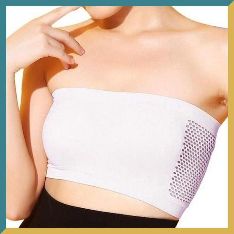 Γυναικείο Σουτιέν Bandeau Stretchy Padded Strapless Brarette Brassiere χωρίς ραφές Εσώρουχα γάμου Γυναικείο κορσέ Γυναικείο μπλουζάκι