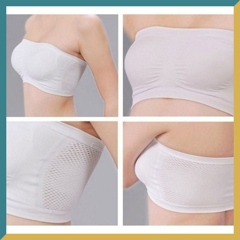 Γυναικείο Σουτιέν Bandeau Stretchy Padded Strapless Brarette Brassiere χωρίς ραφές Εσώρουχα γάμου Γυναικείο κορσέ Γυναικείο μπλουζάκι