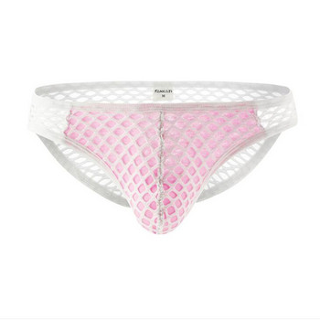 Мъжко бельо Ropa Interior Hombre Мъжки долни гащи Perspective  Sexy calzoncillos hombre big mesh slip hombre slips мъжки