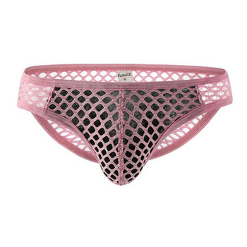 Мъжко бельо Ropa Interior Hombre Мъжки долни гащи Perspective  Sexy calzoncillos hombre big mesh slip hombre slips мъжки