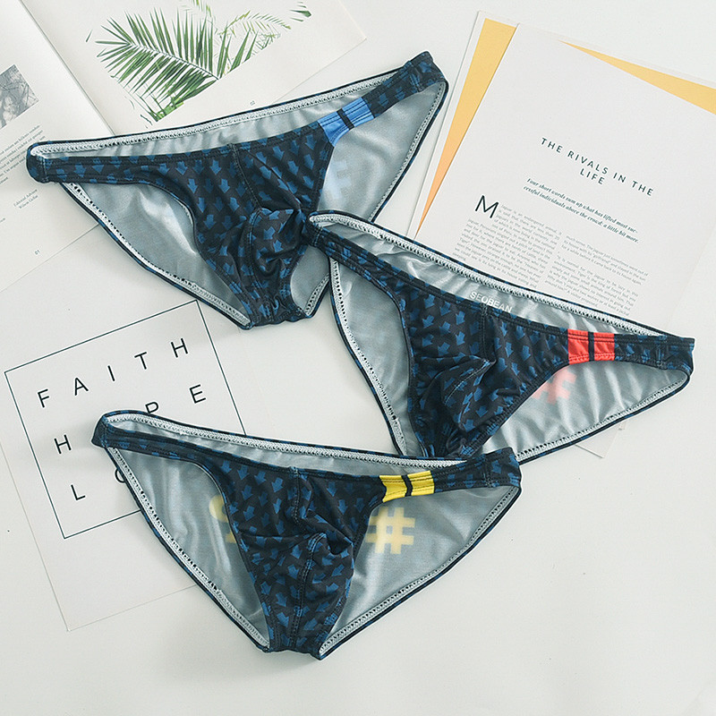 Lenjerie de corp pentru bărbați Slip Ropa Interior Hombre Fashion Cuecas Masculinas Chiloți Lenjerie sexy Sissy Trunchi de înot SEOBEAN