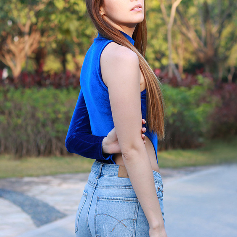 Baršunasti vrući, seksi ženski bodi s dugim rukavima, modni kombinezoni za zabave, jesen 2020. Novi dolazak, uska klupska odjeća, jednobojni kombinezon