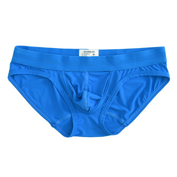 Мъжко бельо Секси бикини Solid Briefs Бельо Men Silk Cuecas Masculinas SEOBEAN Ropa Interior Hombre Sissy Slip Homme