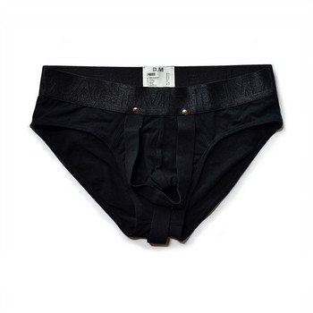 Бельо за мъже, слипове Ropa Interior Hombre Cotton Personality Ring Sissy Мъжко бельо Секси долни гащи Calzoncillos Hombre