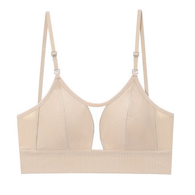 Mežģīņu seksīga apakšveļa, sieviešu krūšturis ar zemu muguru, krūšturis bez atzveltnes, neredzams bralette bezšuvju stumbra apakšveļa, bezvada, plāns kauss, dobs