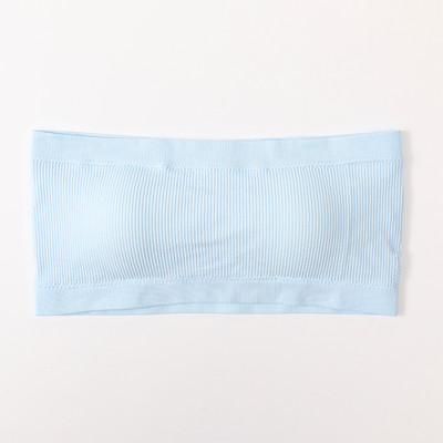 Sutien invizibil Top tub pentru femei Piept decupat Sexy Top crop fără cusături Bustieră Sutien fără bretele Top Lenjerie intimă Bandeau