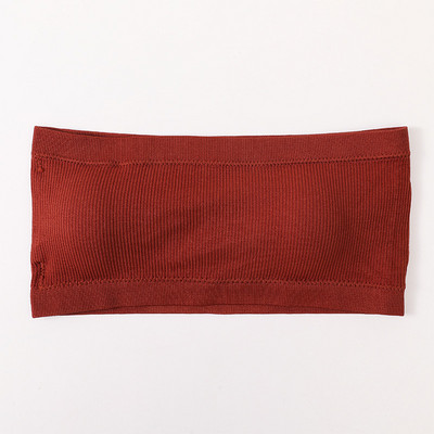 Sutien invizibil Top tub pentru femei Piept decupat Sexy Top crop fără cusături Bustieră Sutien fără bretele Top Lenjerie intimă Bandeau