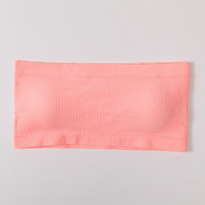 Sutien invizibil Top tub pentru femei Piept decupat Sexy Top crop fără cusături Bustieră Sutien fără bretele Top Lenjerie intimă Bandeau