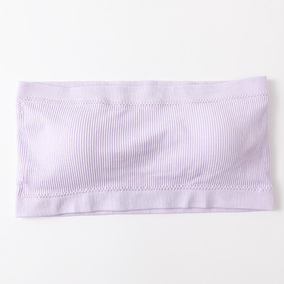 Sutien invizibil Top tub pentru femei Piept decupat Sexy Top crop fără cusături Bustieră Sutien fără bretele Top Lenjerie intimă Bandeau