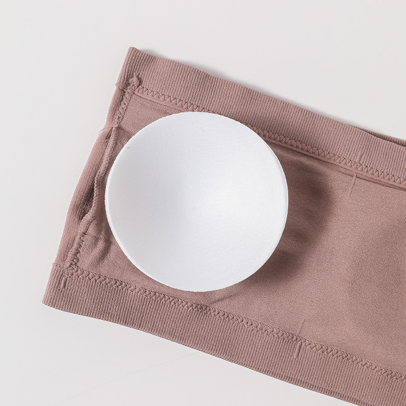 Sutien invizibil Top tub pentru femei Piept decupat Sexy Top crop fără cusături Bustieră Sutien fără bretele Top Lenjerie intimă Bandeau