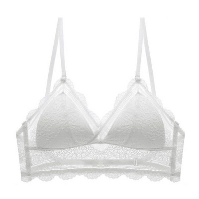 Σέξι δαντελένιο σουτιέν Βαθύ U πλάτη Bralette Τριγωνικό μαλακό χωρίς ραφή Γυναικεία εσώρουχα Χαμηλή πλάτη Διαφανή σουτιέν Biustonosz Tank Tops