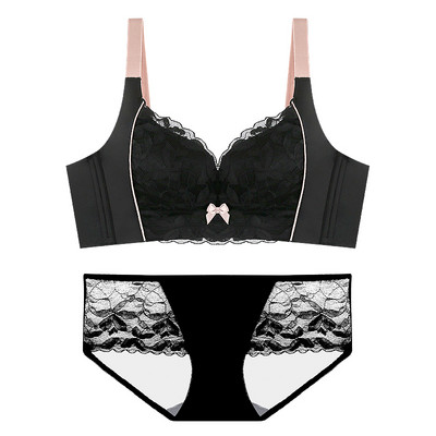 Zhilans® 2023 Sexy Prevent Outside Set de sutiene cu design larg Imbracaminte femei Gather Lenjerie Lenjerie fără sudură Femei Bralette Top