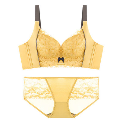 Zhilans® 2023 Sexy Prevent Outside Set de sutiene cu design larg Imbracaminte femei Gather Lenjerie Lenjerie fără sudură Femei Bralette Top