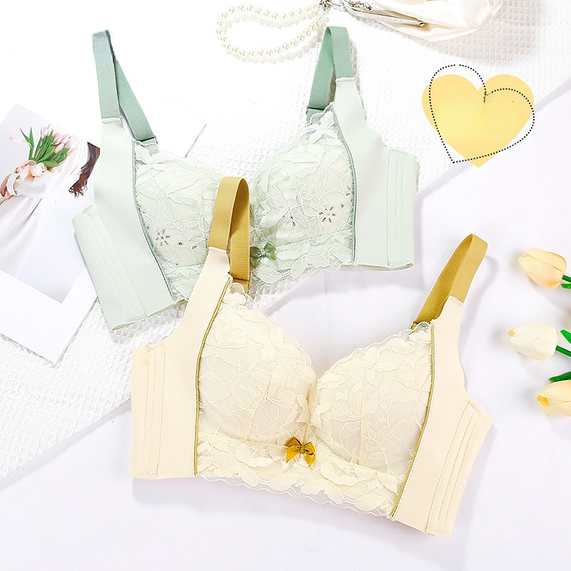 Zhilans® 2023 Sexy Prevent Outside Set de sutiene cu design larg Imbracaminte femei Gather Lenjerie Lenjerie fără sudură Femei Bralette Top