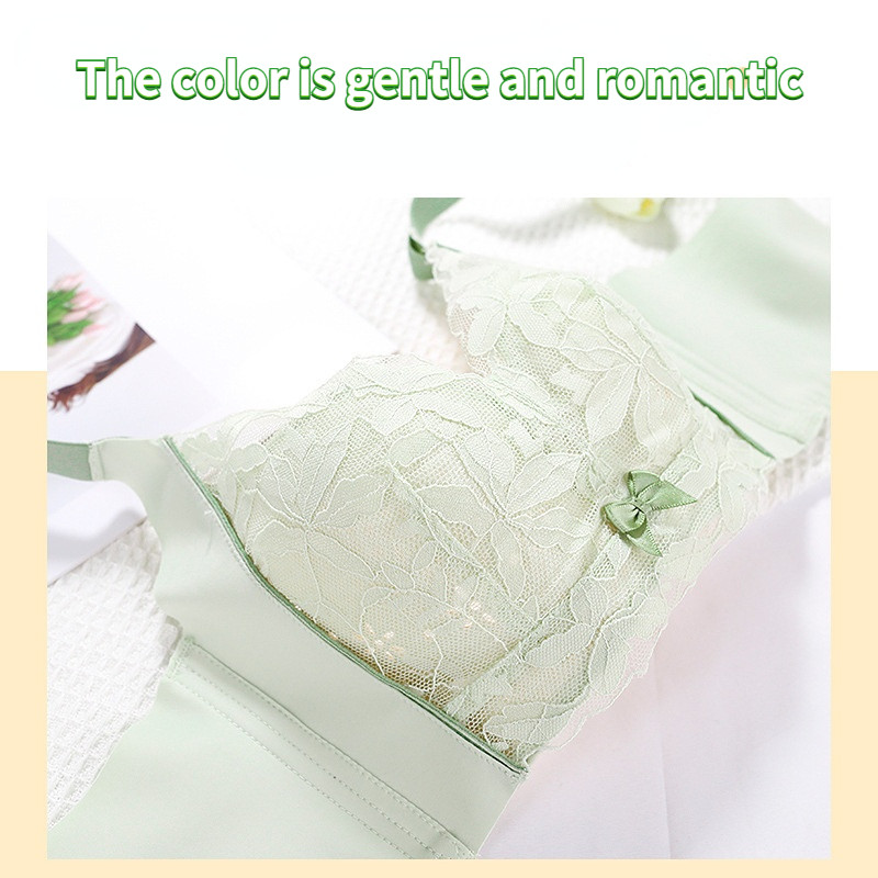 Zhilans® 2023 Sexy Prevent Outside Set de sutiene cu design larg Imbracaminte femei Gather Lenjerie Lenjerie fără sudură Femei Bralette Top